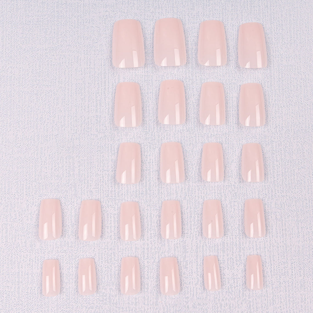 Glänzender natürlicher Nagel-Finish