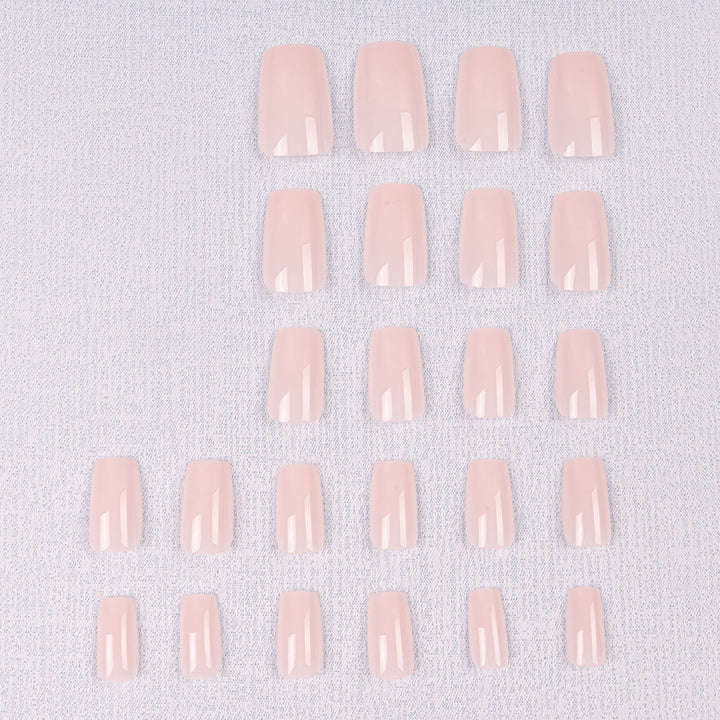 Glänzender natürlicher Nagel-Finish