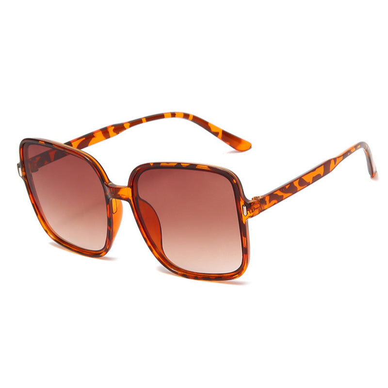 Damen große quadratische Sonnenbrille mit auffälligem Muster Karnz