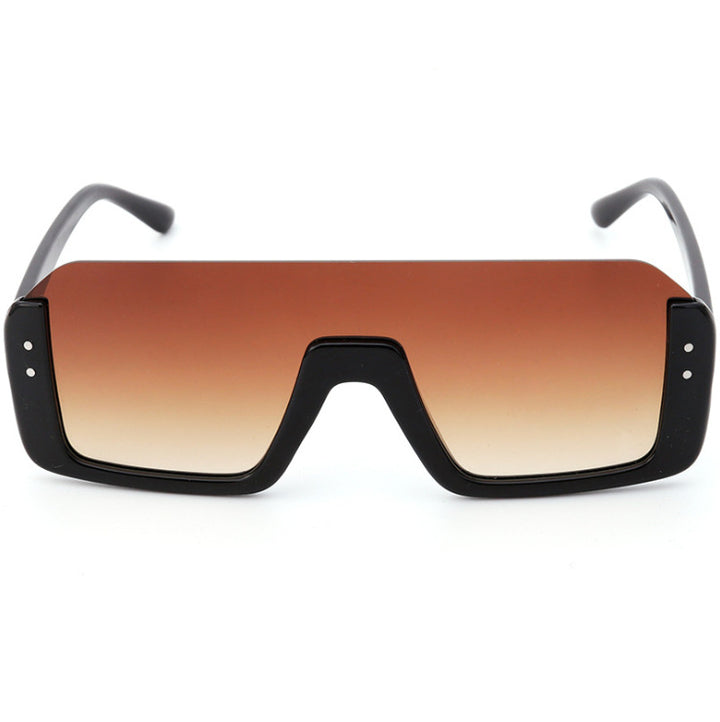 Damen Sportliche Shield-Sonnenbrille mit modernem Design Karnz