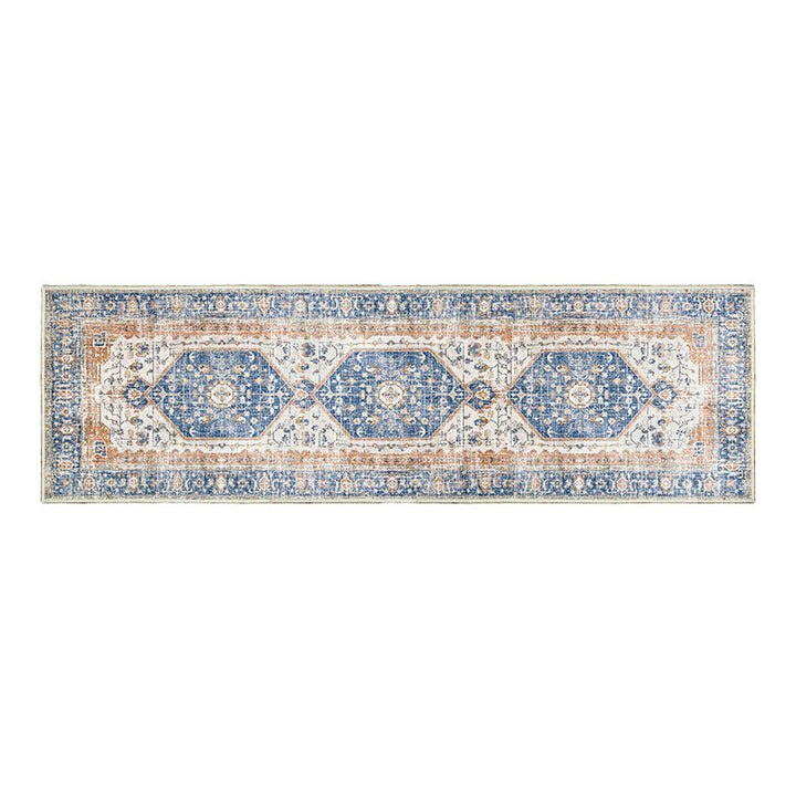 Vintage-inspirierter floraler Musterteppich Runner Karnz