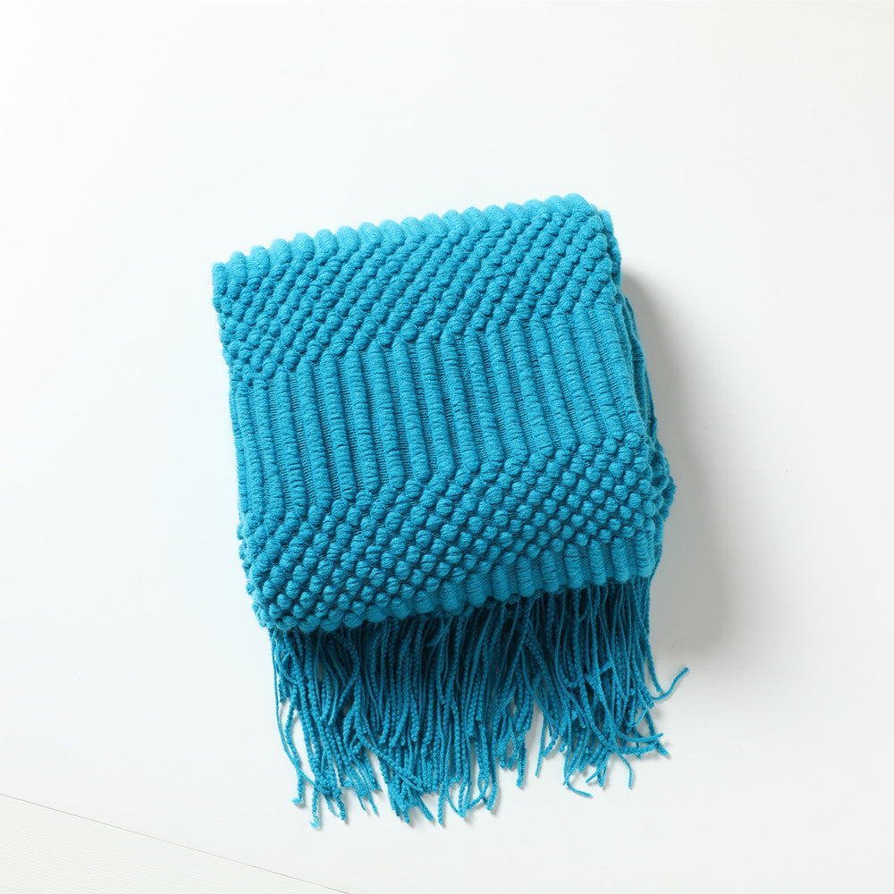 Stylische Texturierte Wurfdecke