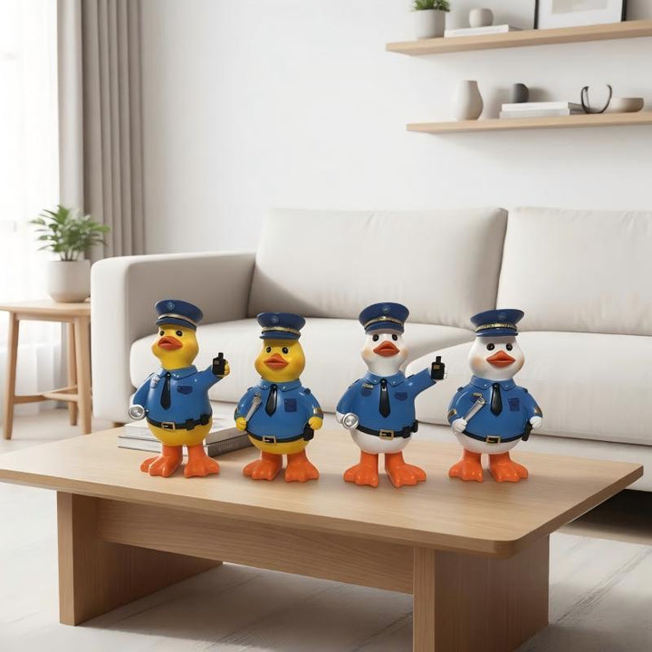 Lustige Polizeientenfigur Karnz