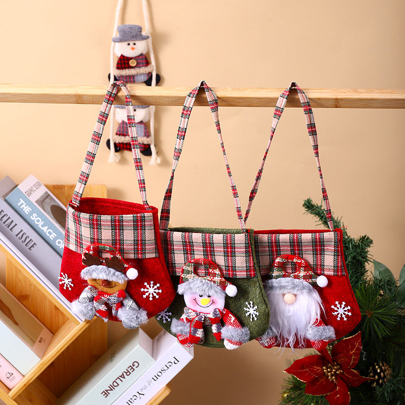 Verspielte Weihnachtsumhängetasche Karnz