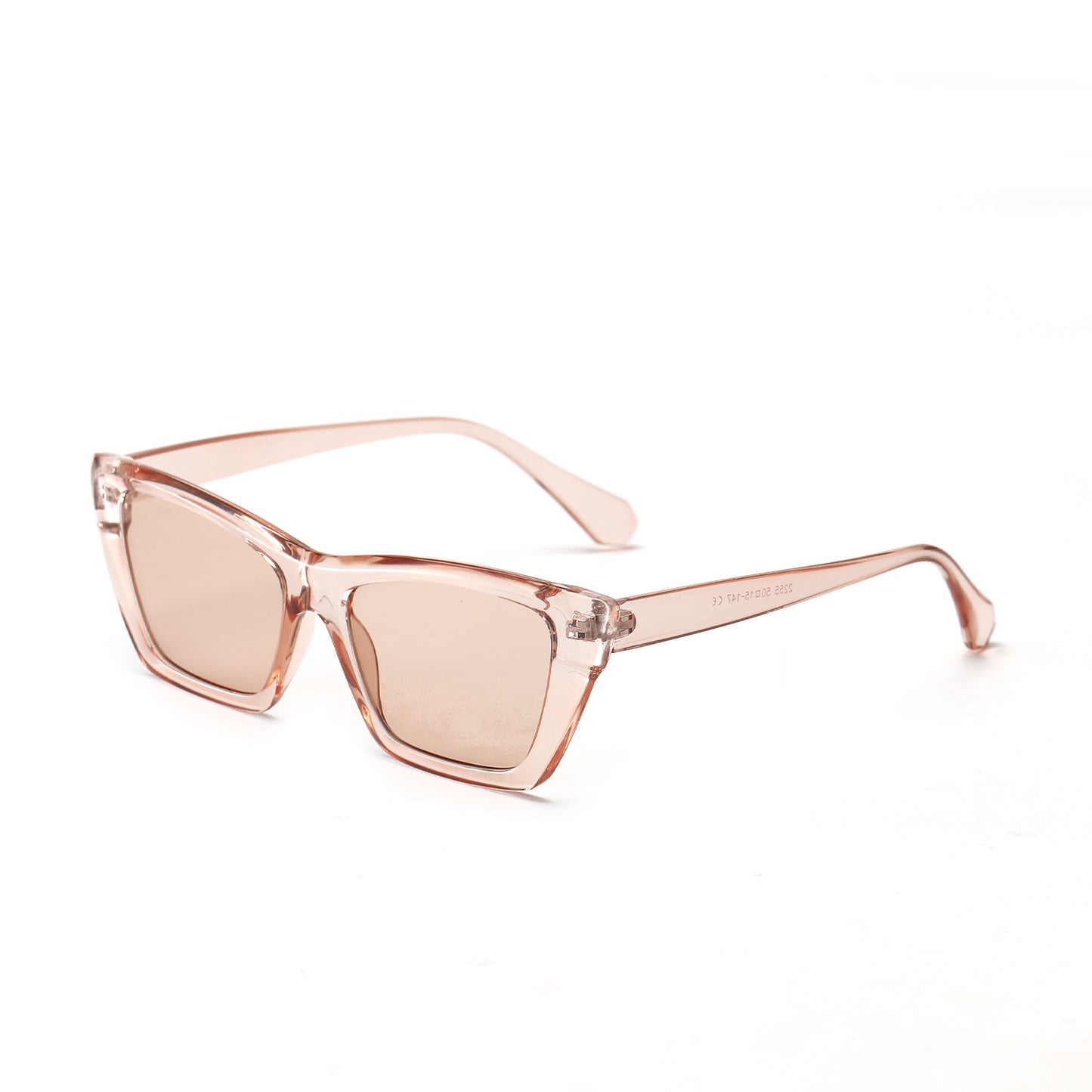 Damen geometrische Sonnenbrille mit stylischem Kunststoffrahmen Karnz