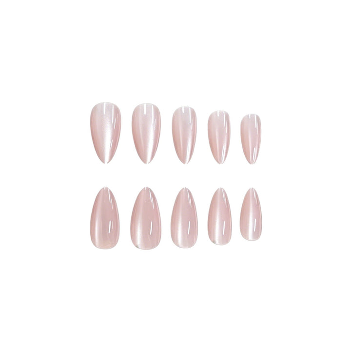 Elegante Glitzer-Stiletto-Nagelverzierungen Karnz