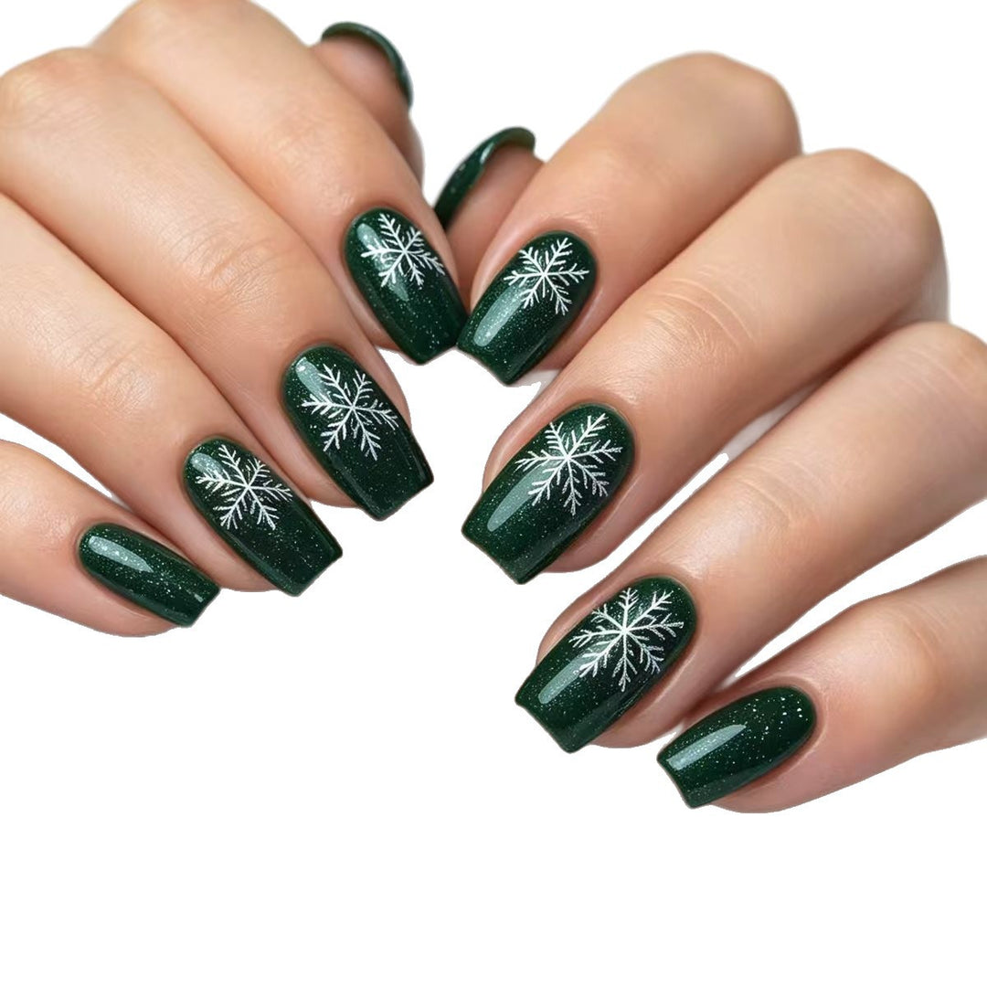 Winter-Themen Nagelkunst Karnz