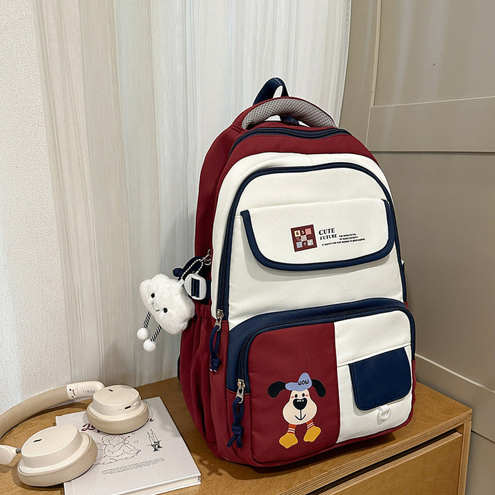 Stylischer Mehrfach-Taschen Schulrucksack