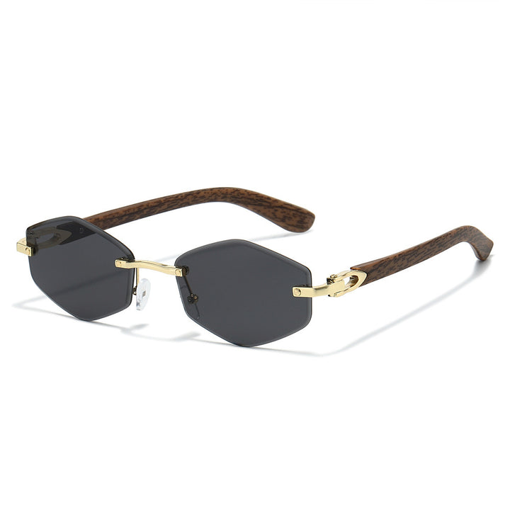 Futuristische sechseckige Rahmen Sonnenbrille Karnz
