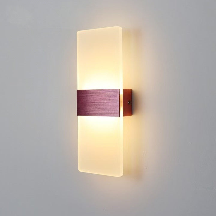 Moderne LED Wandleuchtenfassung