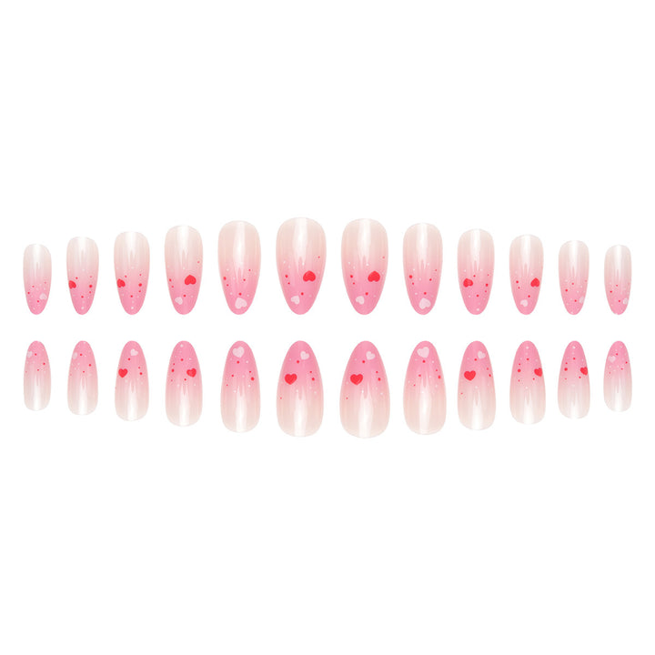 Herz-Design Press-On Nagelkunst Set Karnz