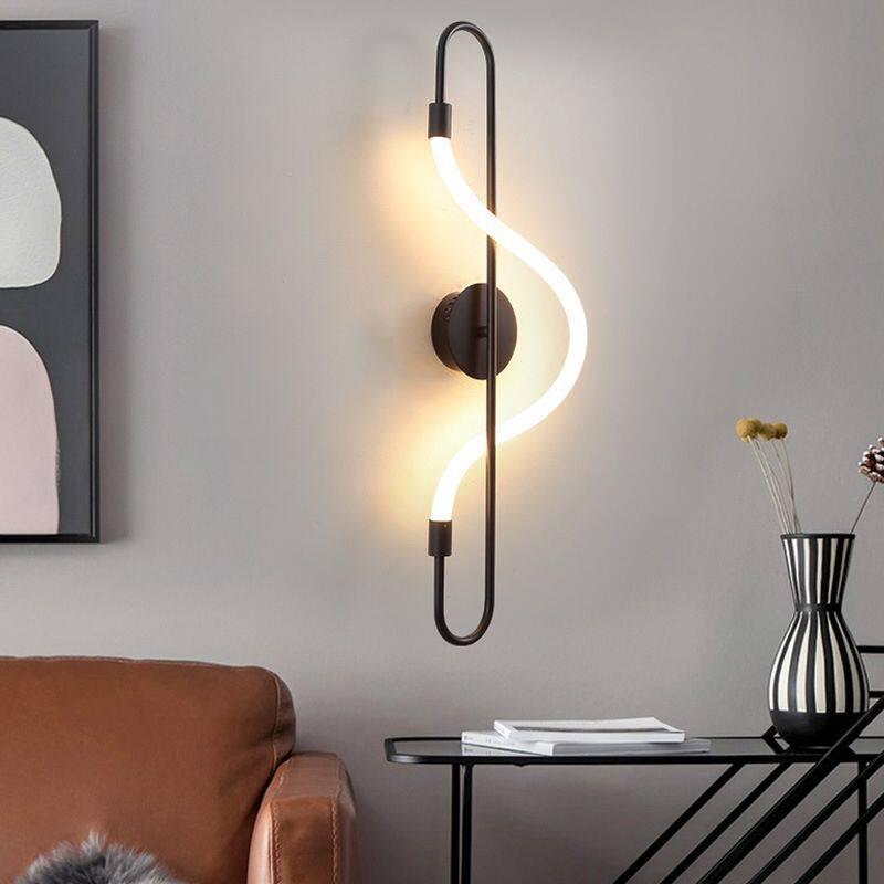Künstlerische LED-Wandlampe