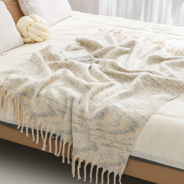Gemütliche dekorative Wurfdecke