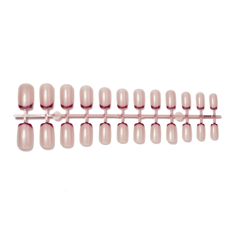 Französische Tip Press-On Nagel Set Karnz