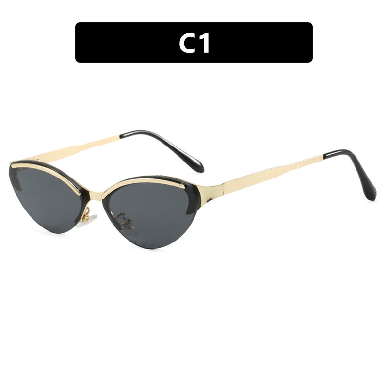 Damen Cat-Eye Sonnenbrille mit elegantem Gestell und UV-Schutz Karnz