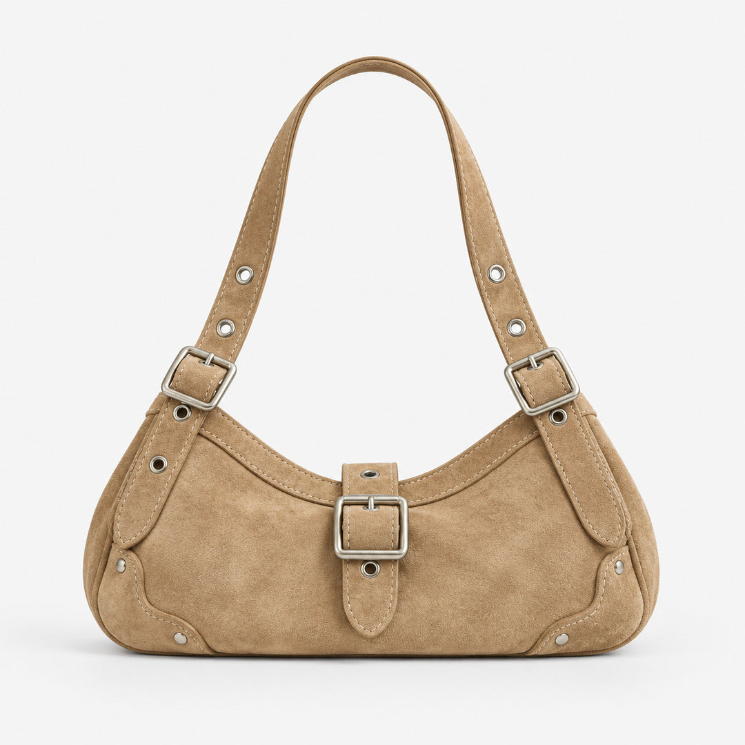 Wildleder Schultertasche