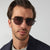 Damen Stilvolle runde Designermode Sonnenbrille Karnz