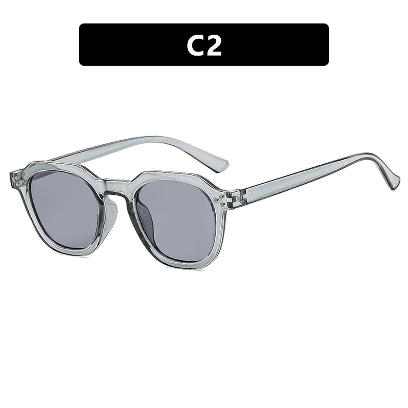 Damen modische Sonnenbrille im trendigen Hexagon-Design Karnz