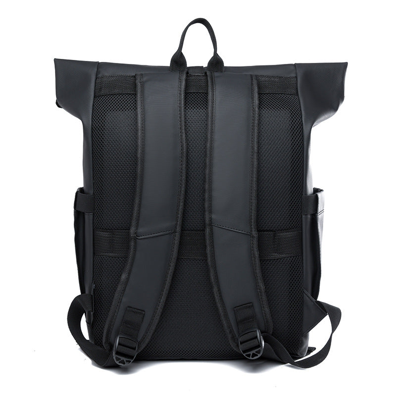 Wasserdichter strukturierter Roll-Top Rucksack Karnz