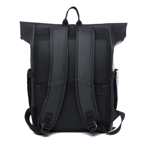 Wasserdichter strukturierter Roll-Top Rucksack Karnz