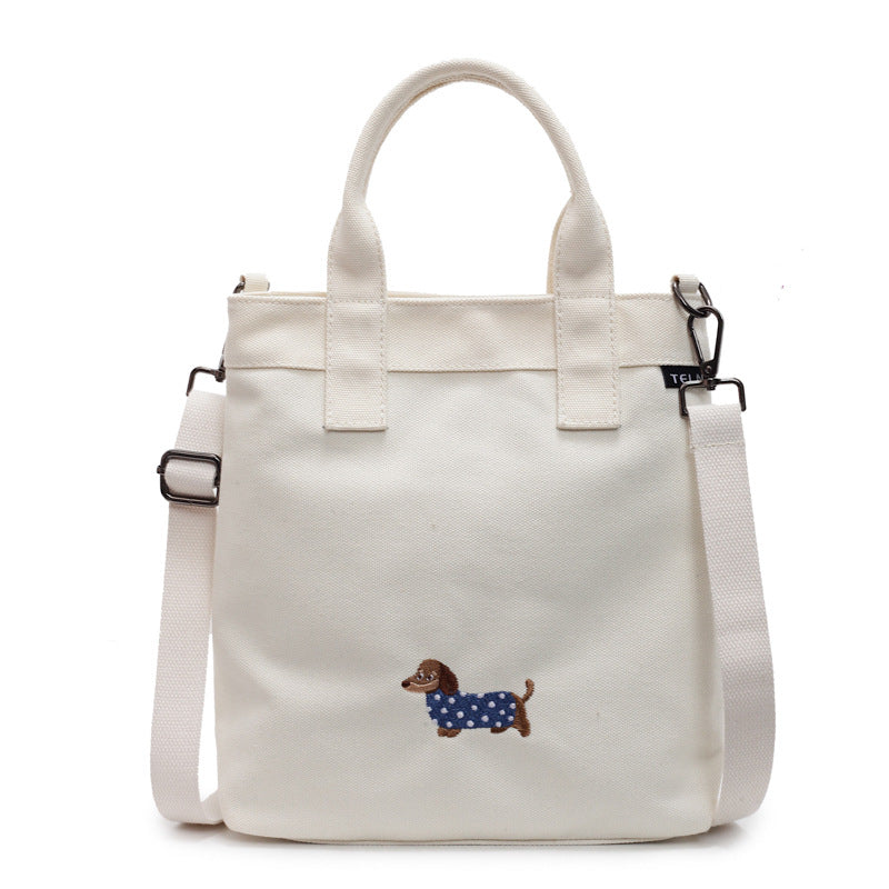 Stylische Canvas-Handtasche Karnz