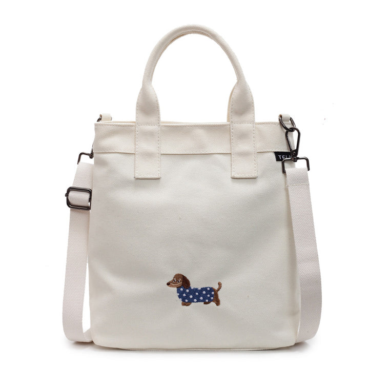 Stylische Canvas-Handtasche Karnz