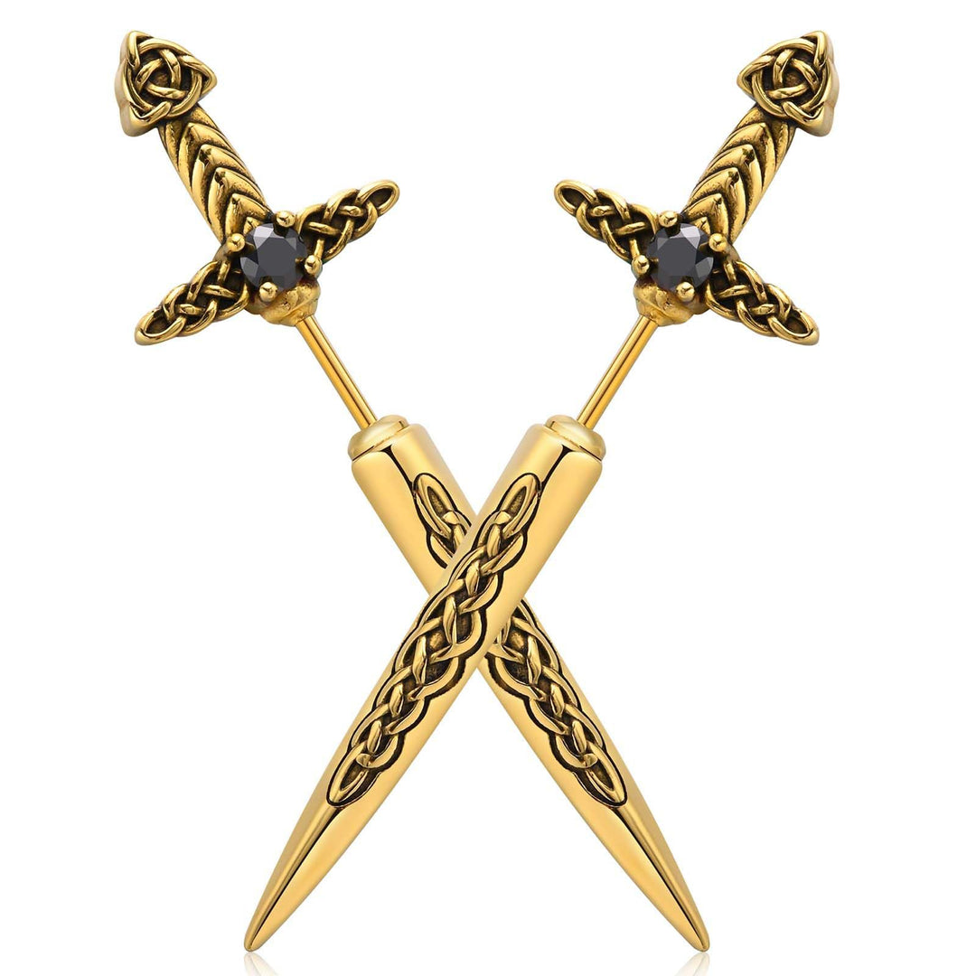 Gothic Schwertförmige Brosche Karnz