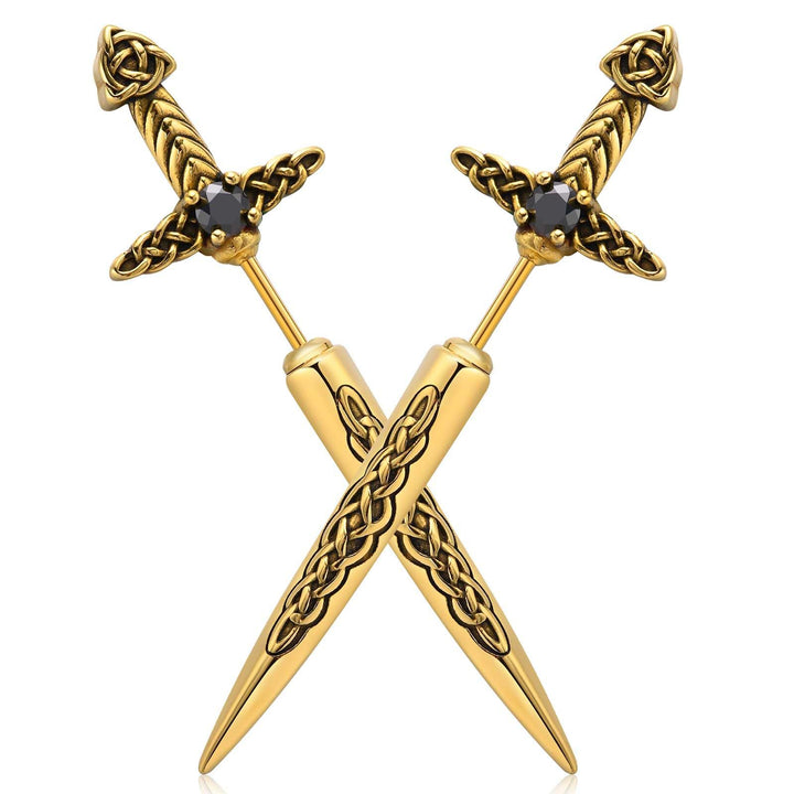 Gothic Schwertförmige Brosche Karnz