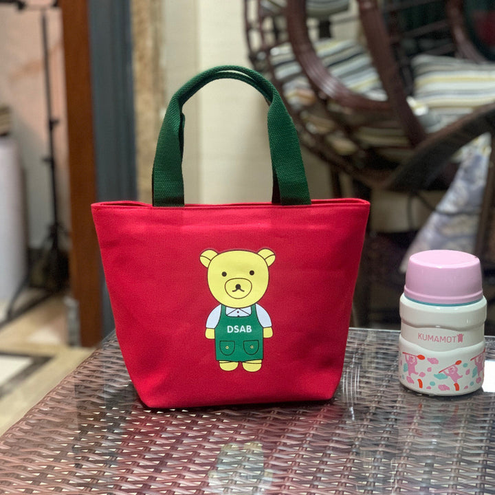 Süße Bärenmotiv Lunch Tasche Karnz