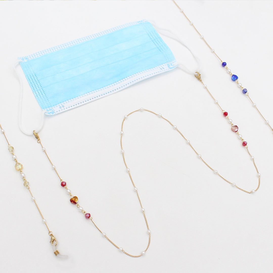 Elegante gestufte Perlenkette Karnz