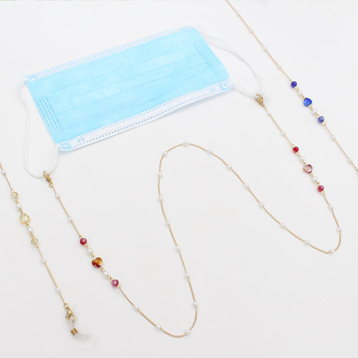 Elegante gestufte Perlenkette Karnz