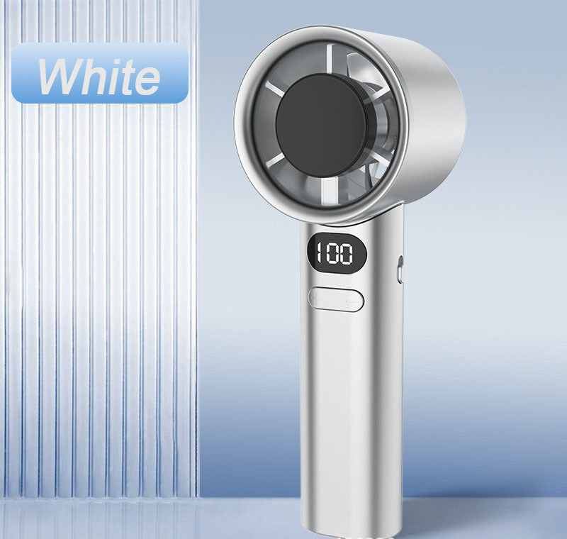 Damen tragbarer Handventilator mit digitaler Geschwindigkeitsregelung Karnz