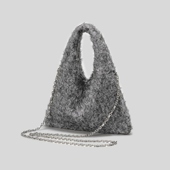 Fuzzy Textur Handtasche