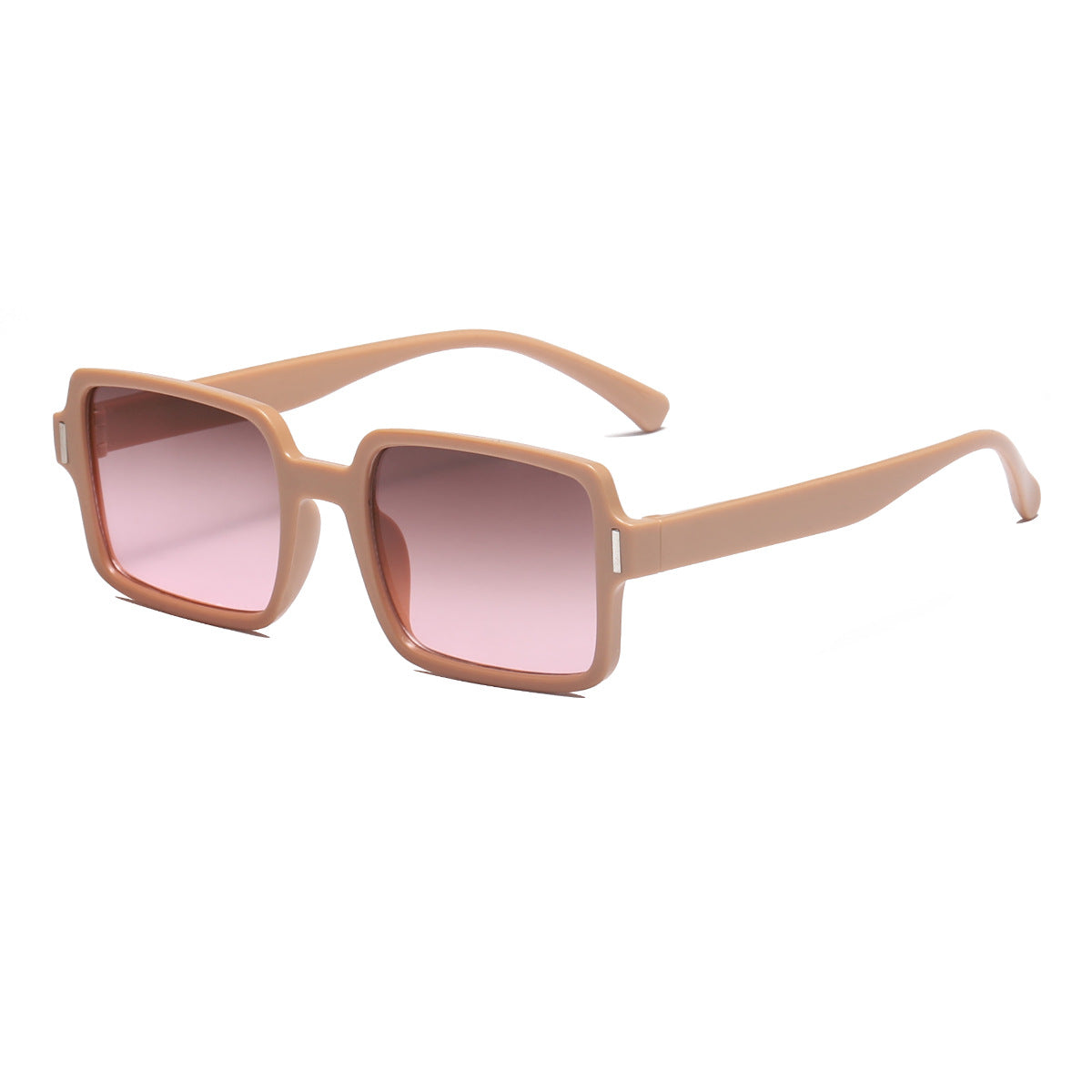 Damen quadratische Sonnenbrille im eleganten Leopardenmuster Karnz