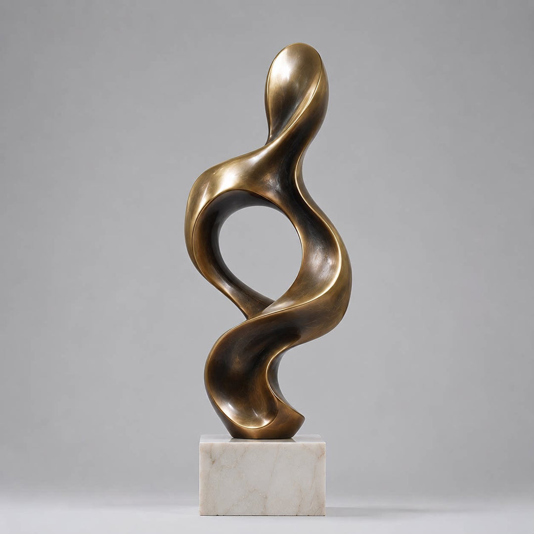 Moderne abstrakte dekorative Skulptur