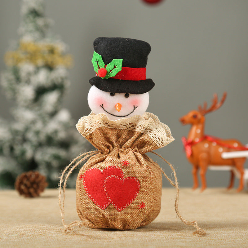 Niedlicher Weihnachtsgeschenkesack im Rentier-Design Karnz