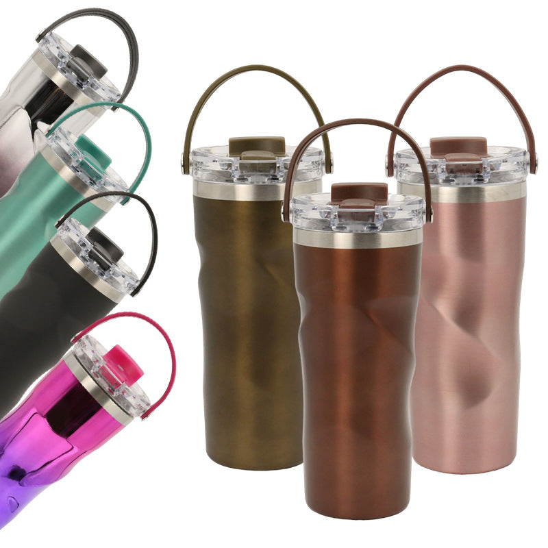 Damen isolierte Trinkflasche mit ergonomischem Design Karnz
