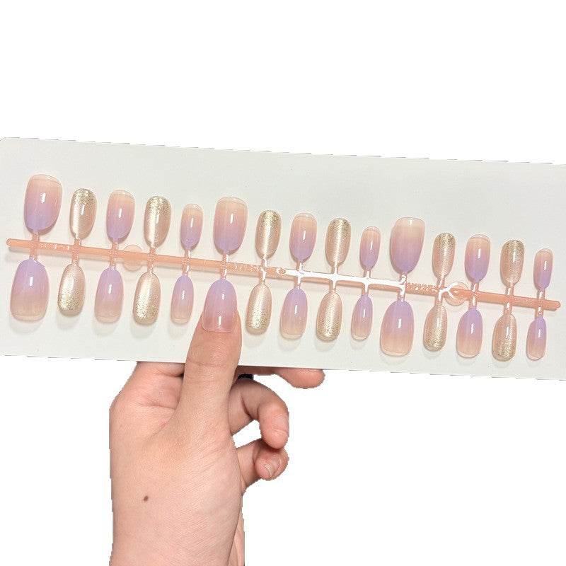 Elegante Gel Press-On Nägel Karnz