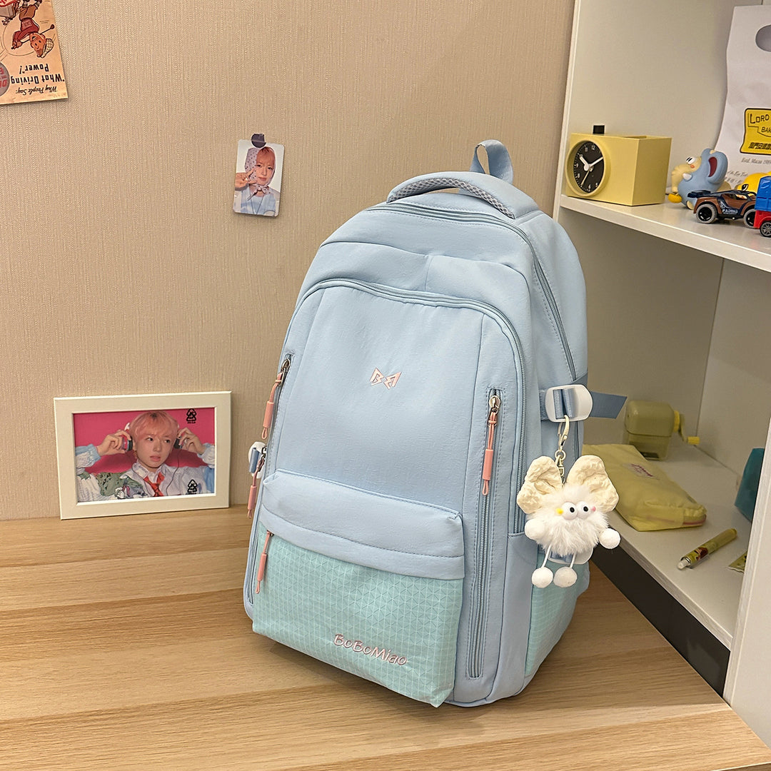 Stylischer Mehrfachfächer-Laptop-Rucksack Karnz