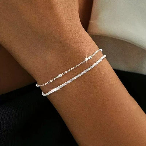 Elegante doppelschichtige Armbanduhr Karnz