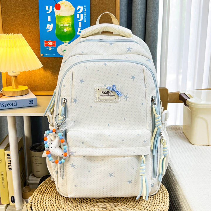 Stylischer mit Sternen verzierten multifunktionalen Rucksack Karnz