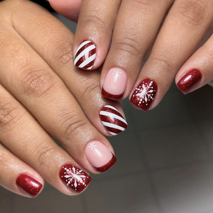 Festliche saisonale Acryl-Nagelkunstverlängerungen Karnz