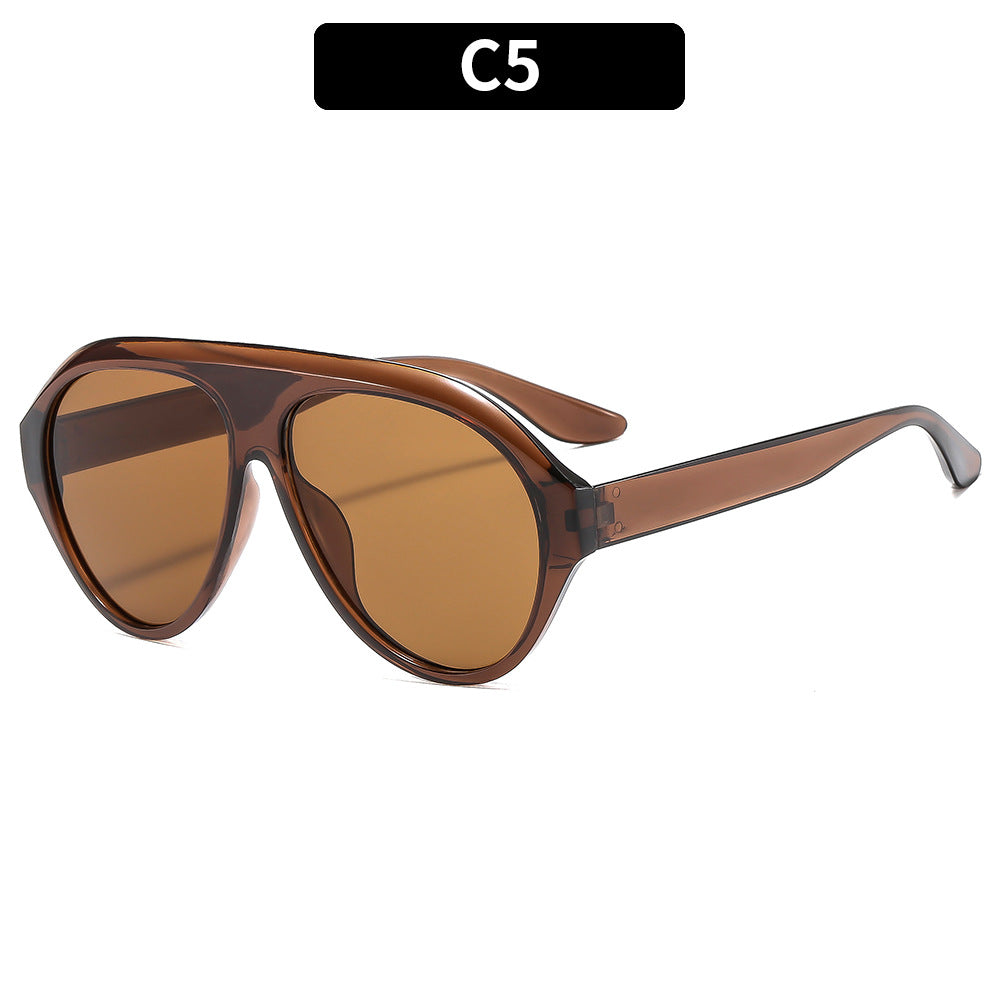 Künstlerische Oversized Sonnenbrille