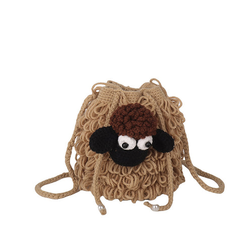 Niedlicher Tier-Themen Häkel-Rucksack
