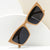 Damen oversized Sonnenbrille im modernen Tiermuster Karnz