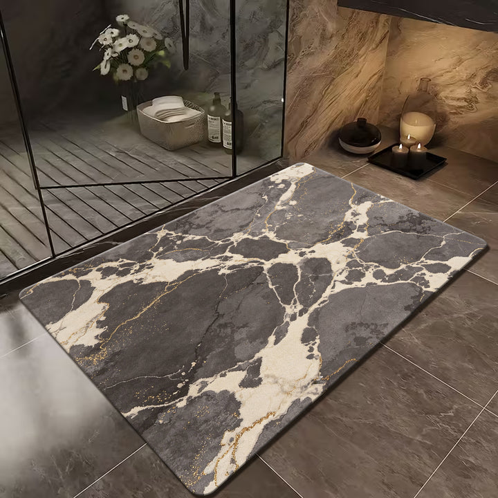 Luxuriöse Marmor Design Badematte