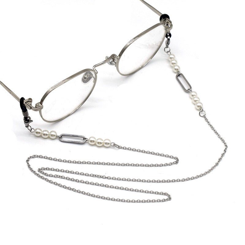Elegante perlenverknüpfte Brillenband Karnz 1786692206