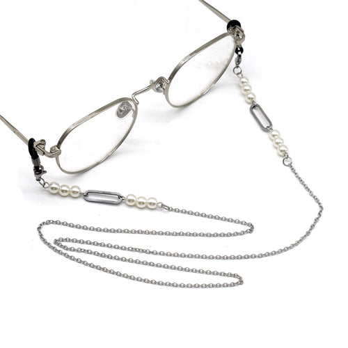 Elegante perlenverknüpfte Brillenband Karnz 1786692206