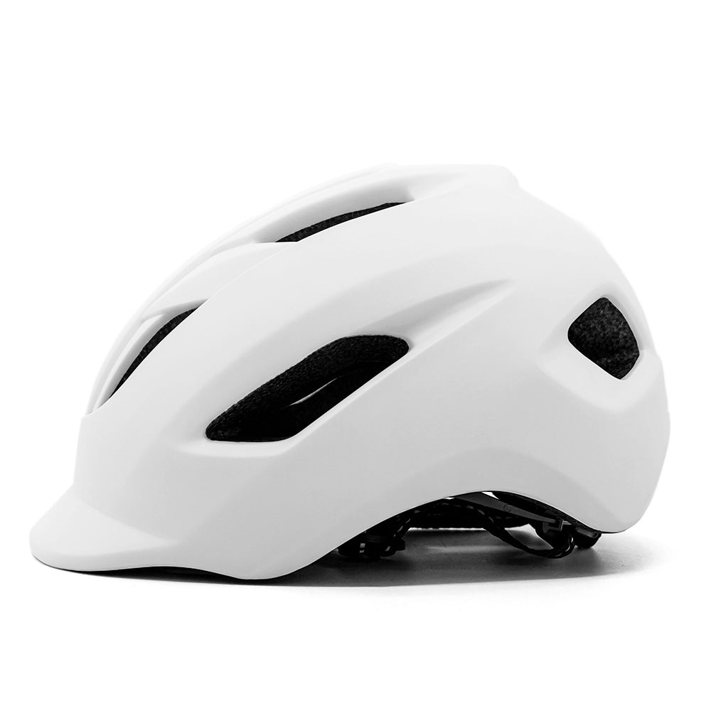 urban commuter cycling helmet with adjustable retention and integrated visor Karnz