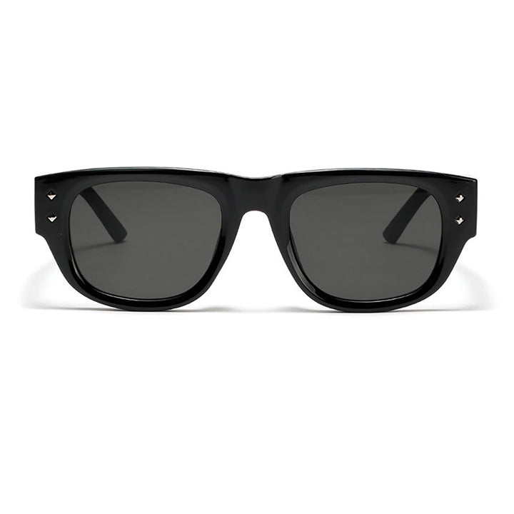 Damen modische Sonnenbrille im trendigen Rechteck-Design Karnz